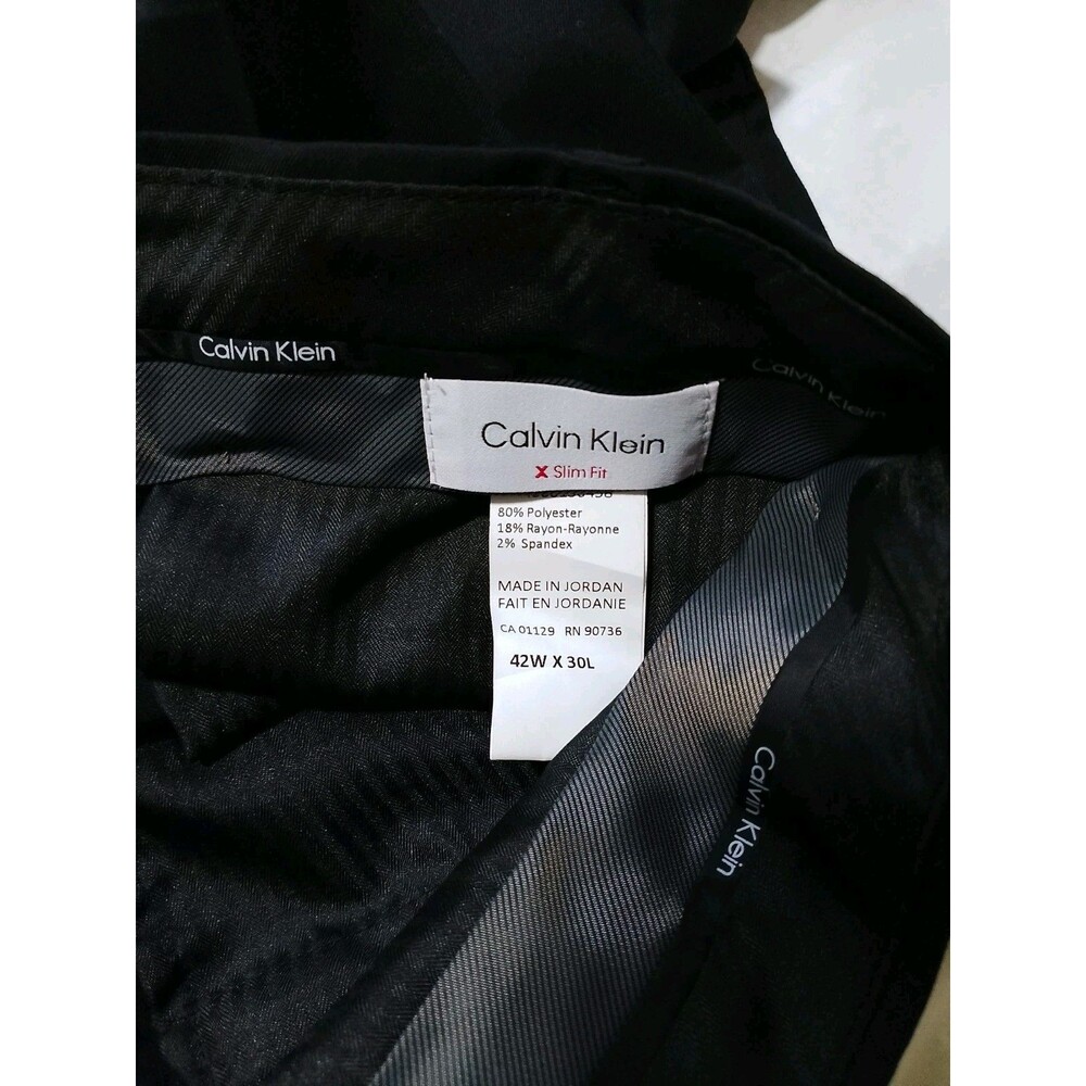 Calvin Klein "Jerome" Slim Fit dress pants 42W x 30L - Picture 5 of 14